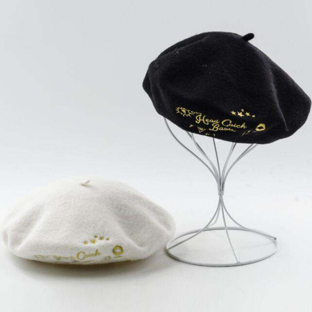 custom embriodery beret